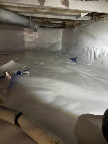Encapsulated Crawl Space in Spotsylvania, VA.
