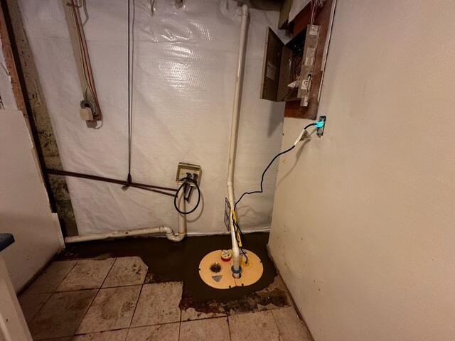 Triple Safe Sump installed