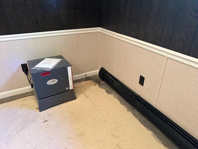 EverLast Wall Panels were installed to create a durable, moisture-resistant interior that prevents water damage and mold while providing a clean, finished look, keeping the basement safe and functional for years to come.