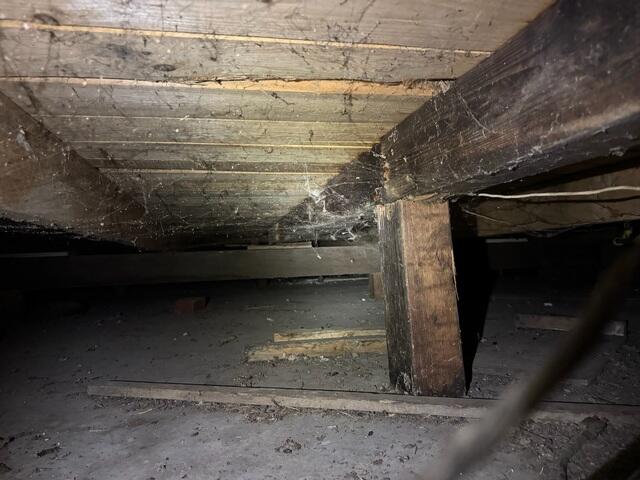 This crawl space was damp, dark and unprotected  causing it to be the best environment to attract pests of all kind.