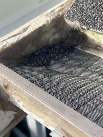 before gutter repair