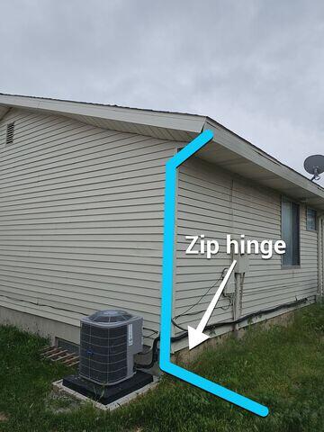 where we added the zip hinge.