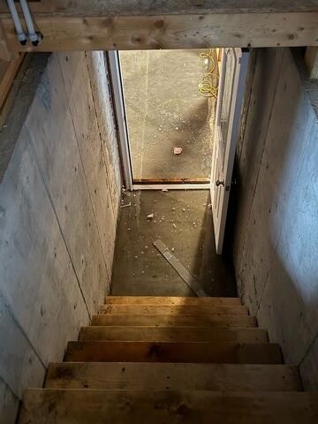 Water has intruded into the basement of the Lebanon, New Hampshire, homeowner.