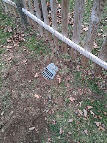 LawnScape™ Outlet
At the end of the discharge line, a LawnScape outlet was added. This low-profile, lawn-safe outlet directs water away from the foundation while blending into the yard, reducing the risk of water recirculating back toward the home.