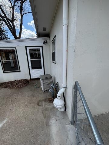 The exterior of the home after the installation