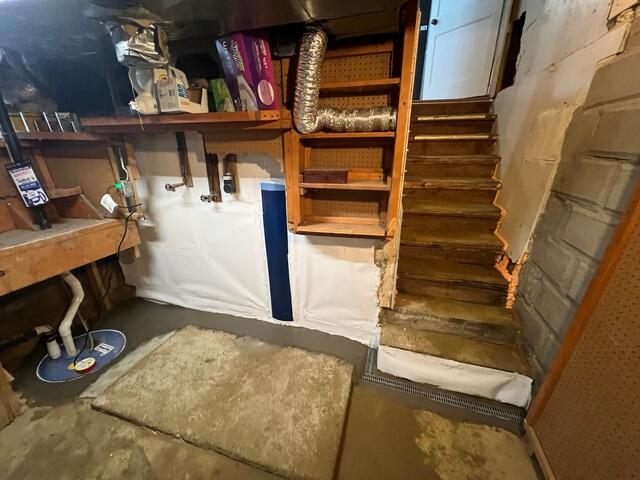 We installed our WaterGuard and TrenchDrain Systems to stop water at its source and prevent basement seepage. WaterGuard collects groundwater along the perimeter, while TrenchDrain captures surface water at entry points, working together to keep the basement dry, protected, and free from moisture damage.