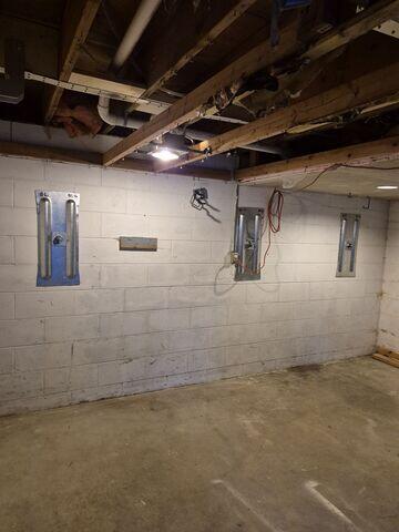 The GeoLock installed to the interior wall