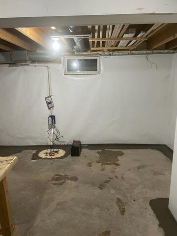 After installing the WaterGuard® system, the TripleSafe™ Sump Pump was added to provide triple-layered pumping protection. The CleanSpace® walls and perimeter drainage now work together to keep the basement dry year-round.