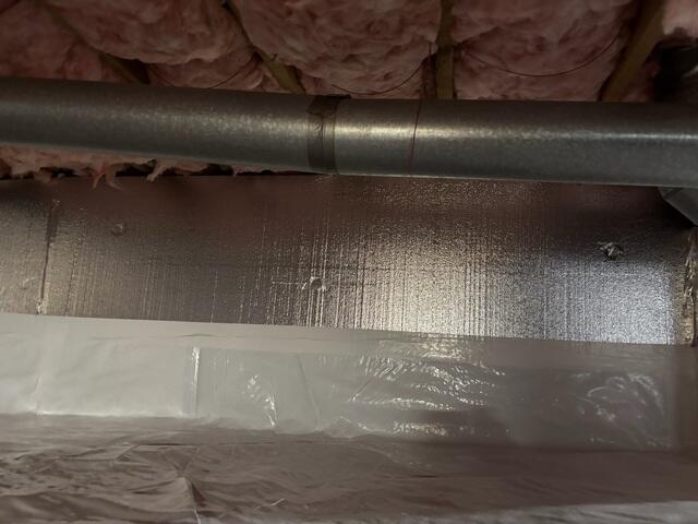 SilverGlo Insulation Panels were installed to improve the crawl space's thermal efficiency while providing superior moisture resistance. Their reflective coating helps stabilize temperatures and prevents condensation from forming on the walls, reducing the risk of mold growth and structural deterioration.