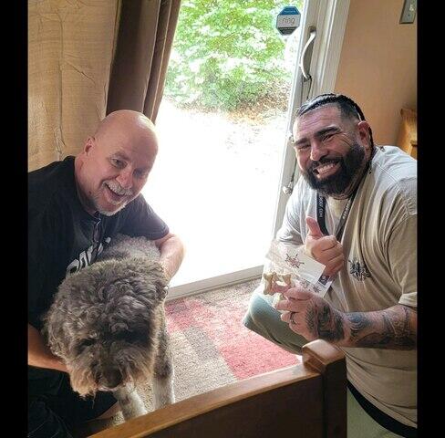 Roof protected. Tail wagging. Mission accomplished!