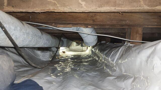 We also installed a dehumidifier to make sure the air in this space stays conditioned 24/7.