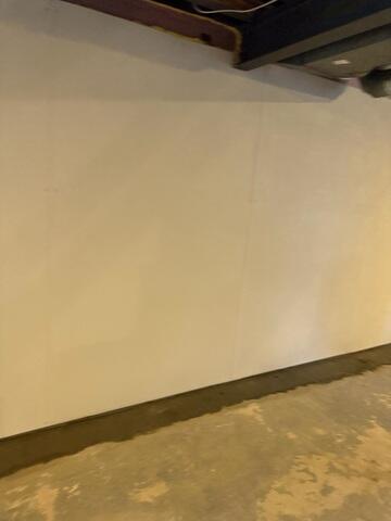 WaterGuard was installed to direct any seeping groundwater to the sump pump for removal.