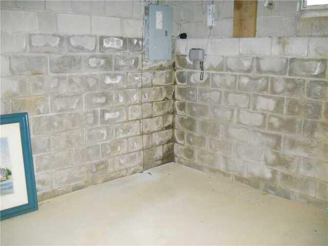 This basement was suffering from moisture and structural problems.