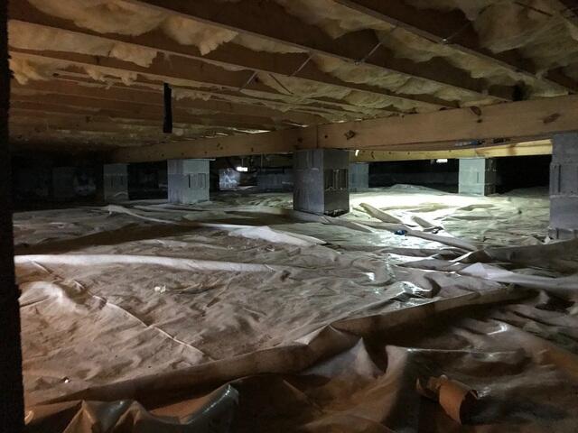 Crawl Space under Church in Bealeton, VA