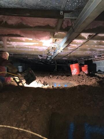 Supplemental Beam installed