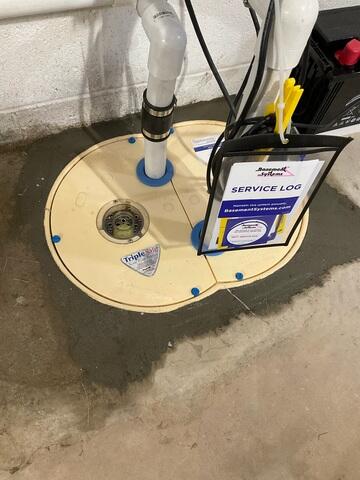 TripleSafe was installed to provide the ultimate protection from water damage with its three pumps.