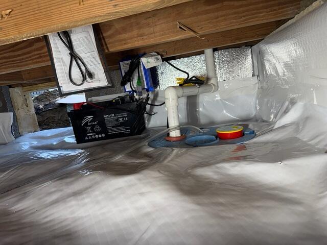 SmartSump was installed to remove the floodwater from the crawl space.