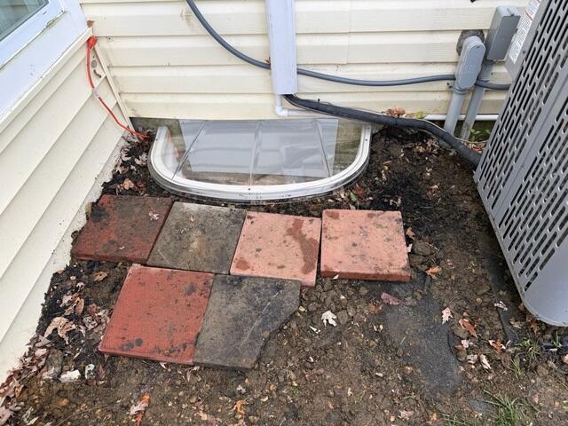 SunHouse Window Well was used to keep debris out with its clear lid while giving the crawl space plenty of light.