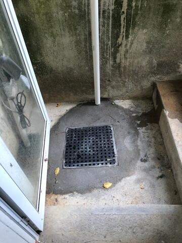 Box Drain installed