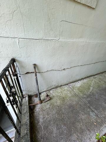 Settlement causing water intrusion in the basement