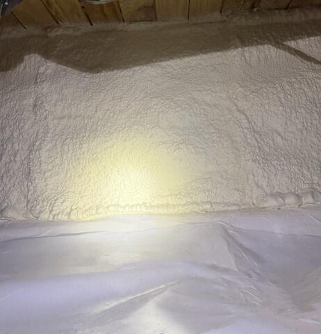 By installing our CleanSpace system and Spray Foam Insulation, it makes the crawl space, dry, healthy and stable.