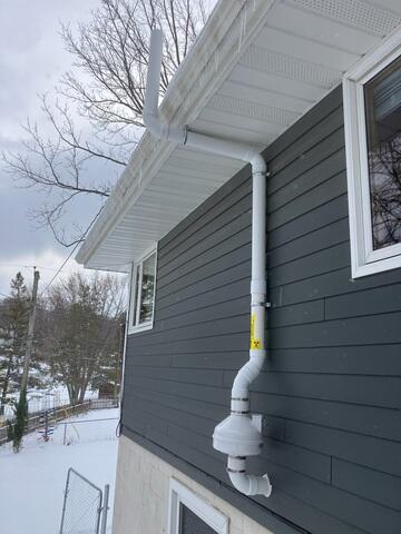 After: The homeowner was delighted to know their home was properly protected from radon.