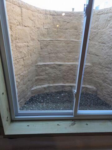 A Rockwell Egress Window was installed to provide the homeowner with an escape route from their basement in the event of an emergency.