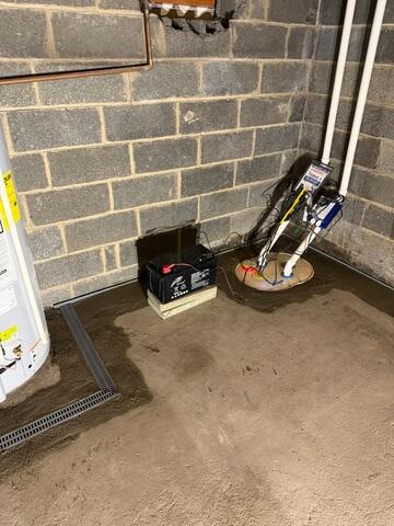 We installed our TripleSafe Sump Pump to provide reliable, multi-layered protection by efficiently removing collected groundwater and preventing basement flooding during heavy rain or pump failure.