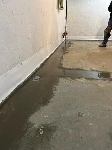 After: The homeowner was given peace of mind knowing their basement was properly secured and waterproofed.