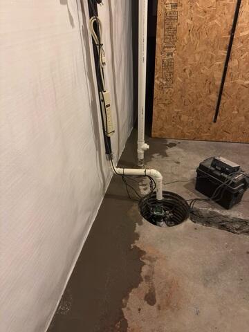 After: The homeowner was given peace of mind knowing their basement was properly waterproofed.