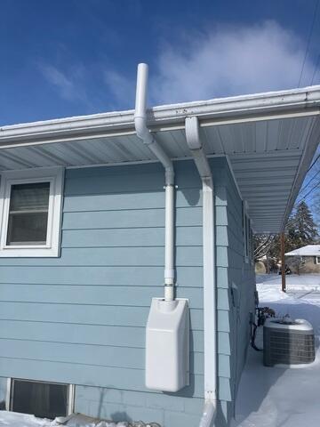 After: The homeowner was given peace of mind knowing their radon risk was lowered.