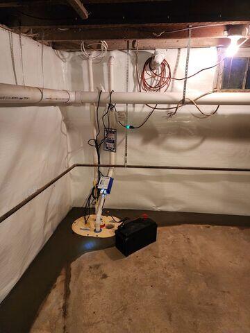 The TripleSafe system provides three levels of pumping protection, including a primary pump, a secondary pump, and a battery backup. This ensures reliable basement protection even during heavy storms or power outages.