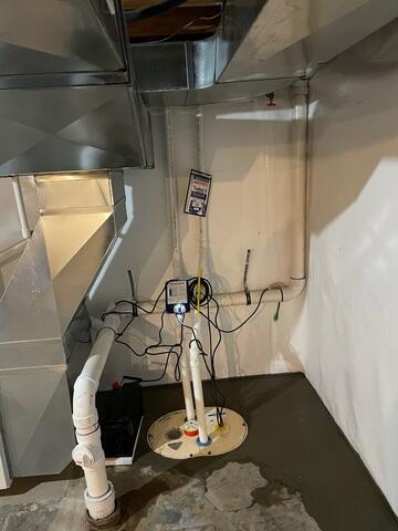 TripleSafe was installed to provide the ultimate protection against flooding with its three pumps.