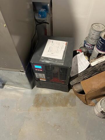 SaniDry Sedona is an energy-efficient dehumidifier that removes excess moisture from the air. By controlling humidity, it improves indoor air quality and helps maintain a dry, healthy basement environment.