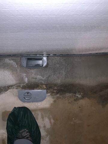 WaterGuard was installed around the perimeter of the basement to direct any moisture seeping from the walls and floors to the sump pump for removal.