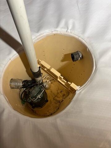 During: Our Foreman, Diego, and his crew encapsulated the entire crawl space and secured a new sump pump system.