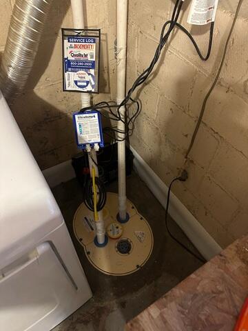 TripleSafe was installed in the corner to provide three layers of protection with its three pumps.