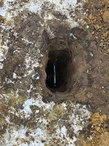 During: Juan, our Foreman, and his crew installed the GeoLock Wall Anchors in the home.