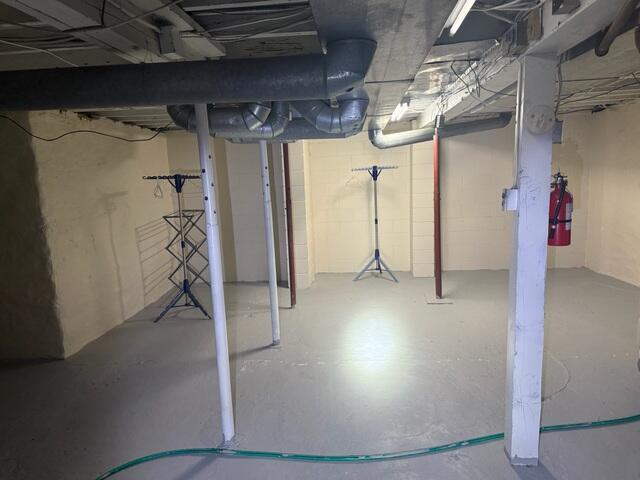 Before: Our Design Specialist, Chuck, recommended stabilizing the struggling walls with SmartJacks.