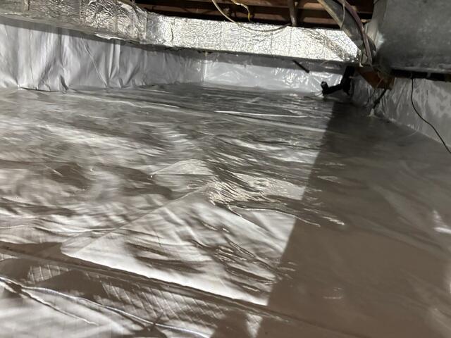 Our CleanSpace Vapor Barrier System transforms a damp crawl space into a clean, sealed, and protected area. This durable liner blocks ground moisture, humidity, and outside air from entering the crawl space, reducing mold growth, wood rot, and musty odors.