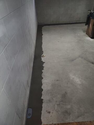 After: The homeowner was given peace of mind knowing their basement was waterproofed.