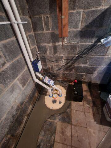 To ensure dependable water removal, we installed our TripleSafe Sump Pump system, which features three pumps for varying water volumes and backup protection during power outages.