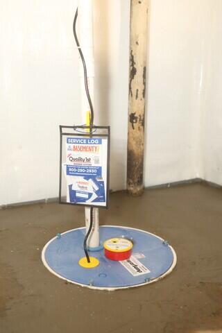 To ensure collected water is reliably removed from the basement, we installed our SuperSump Premier Sump Pump. This high-performance pump is designed to handle heavy water volumes and provides dependable protection during storms and periods of high groundwater.