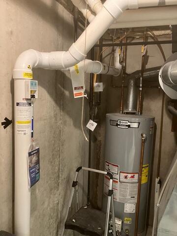 After: The homeowner was grateful to know their radon risk was eliminated.