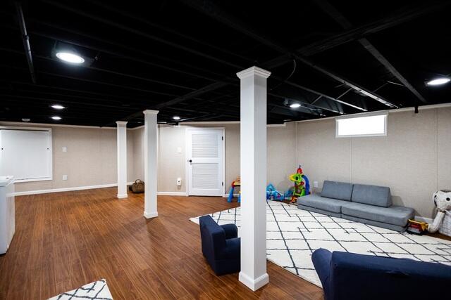 EverLast Wall Panels provide a bright, durable, and moisture-resistant wall solution ideal for basements. Unlike traditional drywall, they won't rot, mold, or support mildew, making them perfect for finished basement spaces.

ThermalDry Flooring creates a warmer, more comfortable basement floor that resists moisture and mold. Its insulated design keeps floors dry and comfortable underfoot while enhancing the overall look of the finished space.