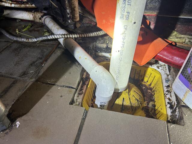 There was even more debris in the floor drains!