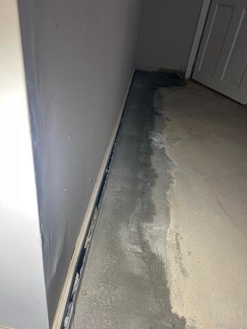 WaterGuard was installed to capture and redirect groundwater before it can penetrate the basement, effectively relieving hydrostatic pressure along the foundation.