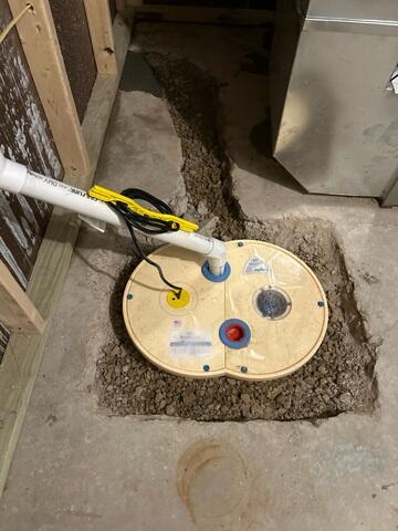 During: Our Foreman, Kiko, and his crew secured the TripleSafe in the water-damaged corner.