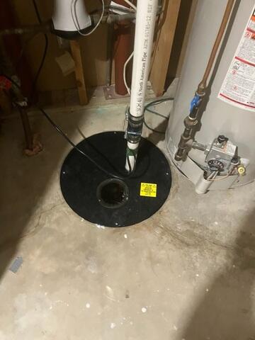 Before: Gary, one of our Design Specialists, recommended securing a Radon Mitigation System in the home.