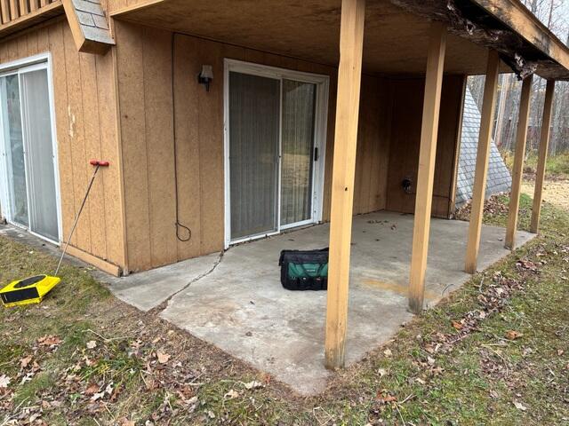 Before: Our Design Specialist, Daniel, recommended lifting the settling corner with a Helical Pier.